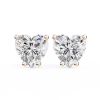 Heartlight Diamond Earrings 14k