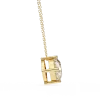 Cushion Square Diamond Pendant 14k