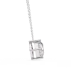 Cushion Square Diamond Pendant 14k