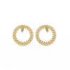 Everyday Shine Round Studs 18k