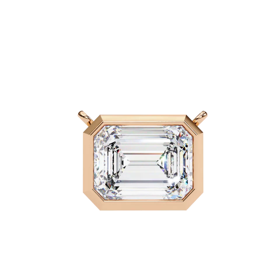 Emerald Whisper Pendant 18k