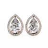 Teardrop Glow Diamond Earrings 18k