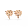 Celestial Curve Marquise Earrings 18k