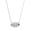 Marquise Drop Pendant 18k