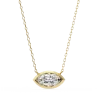 Marquise Drop Pendant 18k