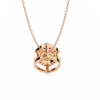 Mira Round Pendant 14k
