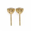 Luxe Halo Earrings 14k