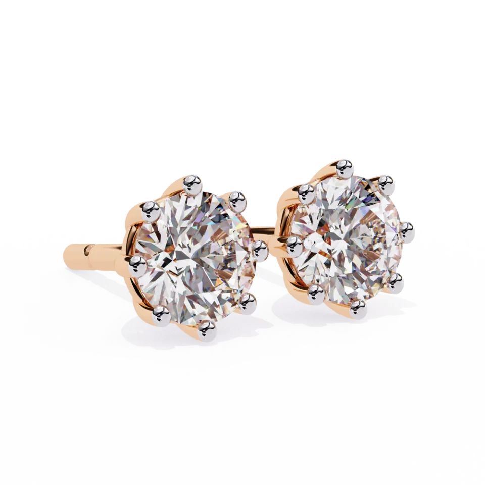 Luxe Halo Earrings 14k