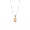 Marquise Diamond Pendant 14k