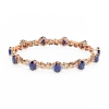 Midnight Bloom Bracelet 14k