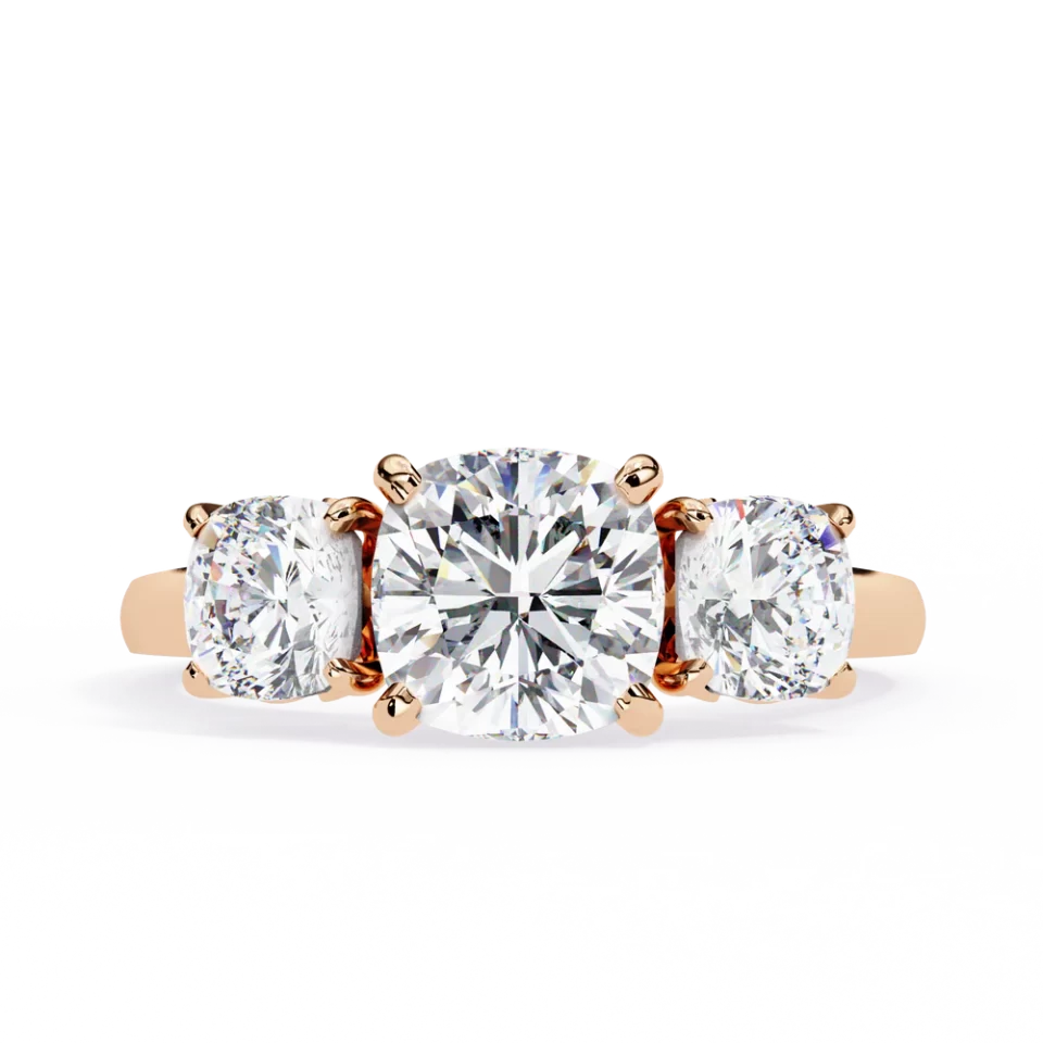 Trinity Bloom Ring 18k