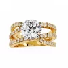 Halo Embrace Ring 14k