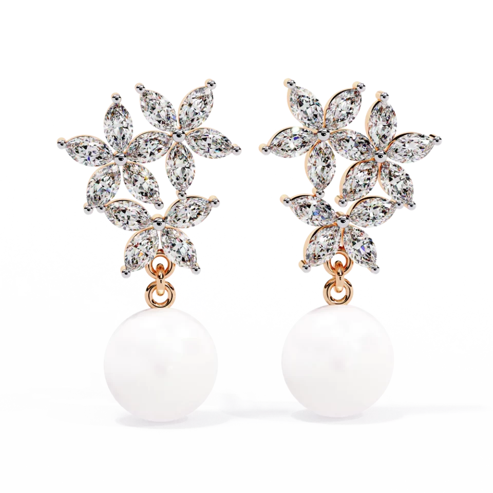 Marquise Grace Drops 14k