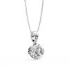 Brilliant-Cut Diamond Pendant 14k