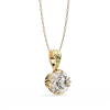 Brilliant-Cut Diamond Pendant 14k